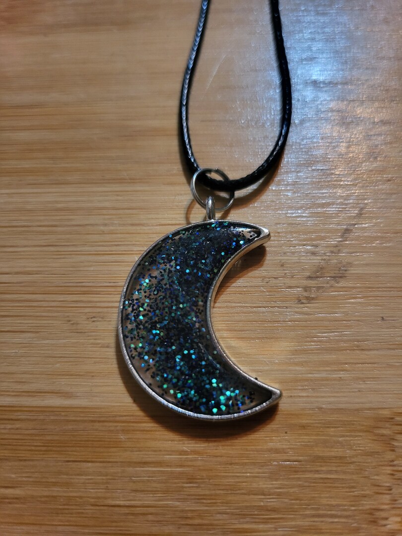 Resin Moon Necklace MakerPlace by Michaels